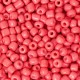 Seed beads 8/0 (3mm) Salmon red